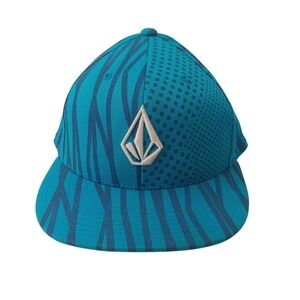 Volcom Kids Blue Patterned Swim Cap